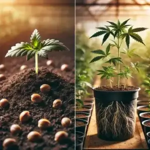 cannabis seeds and clones comparison